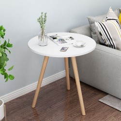 11.19 Tablette scandinave rond blanc