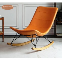 B2B rocking chair  stylé  orange