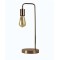 Lampe de table ampoule design E-27 2W LED metal rose gold
