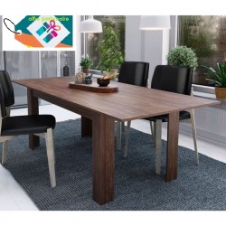 OP TABLE A  MANGER  ETIRABLE MARRON   (160 CM _200 CM )