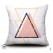 coussin  motif  triangulaire  3 couleurs 40cm X 40 cm