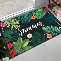 E02.22 Tapis d'entree motif  tropical  summer 40 X 60 CM