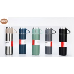 B2B  ensemble tasse thermos en acier inoxydable cadeau entreprise avec logo