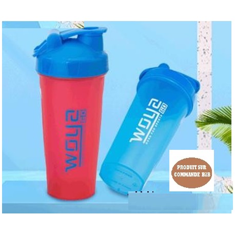 B2B  Bouteille shaker gym 600ml avec logo personnalisé