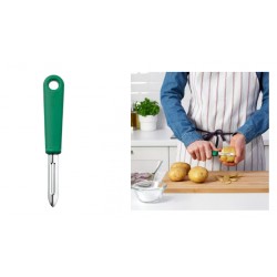 Couteau à éplucher IKEA en acier inoxydable  vert