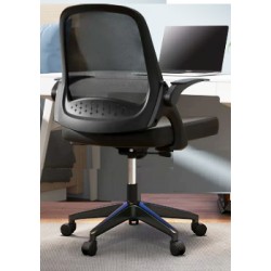 Fauteuil de bureau a roulette confortable noir