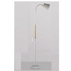 M07. 23 Lampadaire led  déco  arc flexible   blanc  et  doré