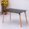 Table mange scandinave  noir 120 CM