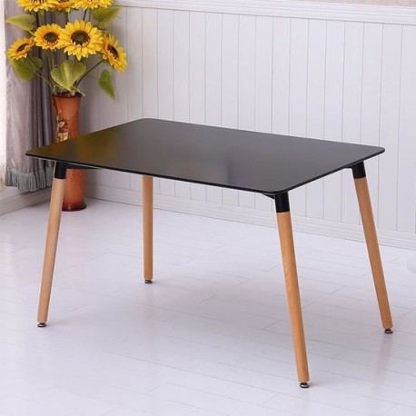 Table mange scandinave  noir 120 CM