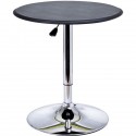 Table haut ronde   noir 60 CM