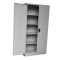 Armoire métallique  4 étagères  gris