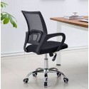 B2B Chaise de bureau  avec accoudoir et roulette    noir