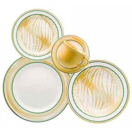SET SERVICE  DE TABLE 20 PCS  DONNA JARDIM PALMEIRA
