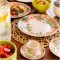 SET SERVICE  DE TABLE 20 PCS  DONNA JARDIM TROPICAL