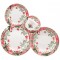SET SERVICE  DE TABLE 20 PCS  DONNA JARDIM TROPICAL