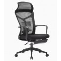 OP Chaise de bureau  ergonomique de haut  qualité  moderne  noir