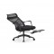 Chaise de bureau de bureau de haut dossier noire mobilier moderne