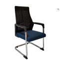 OP Chaise visiteur  confort  bleu et noir