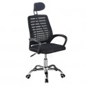 B2B  Chaise de bureau à roulettes ergonomique : dossier et accoudoir réglable