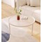 table ronde vitre  trepieds noir   verra