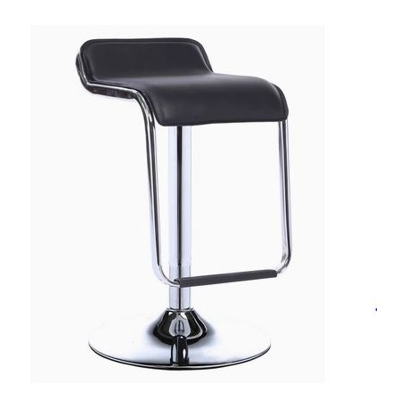 chaise  de bar moderne avec coussin  noir