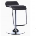 chaise  de bar stylé avec coussin  noir