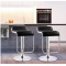 chaise  de bar moderne avec coussin  noir