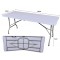 TABLE RECEPTION BLANC PLIABLE