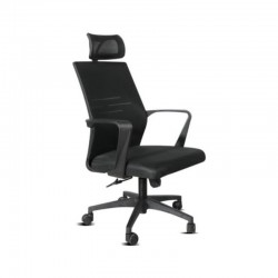 Chaise ergonomique haut-de-gamme noir