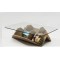 Table basse vitré "  LUMINA" avec  range  magazine 1 M