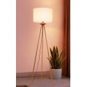 Lampadaire trepieds  avec abat - jour classique