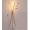 lampadaire  TRIO  boule  doré 165 CM