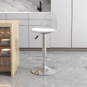 E06.26  chaise haute moderne dossier transparent avec coussin