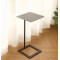 Table d' appoint haute  carré  noir  stylé