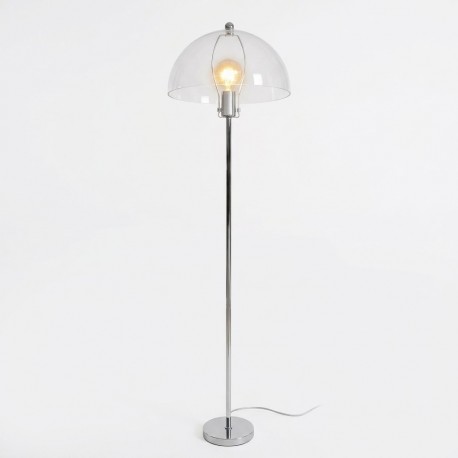 Lampadaire style retro abat - jour  transparente 150cm