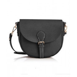 sac bandouliere demi lune cartable noir NEW LOOK