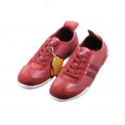 tennis cuir KINETIX rouge