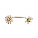 bracelet dore fleur jaune SUMNI