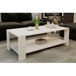 RABAIS A.08.17table basse rectangulaire blanc