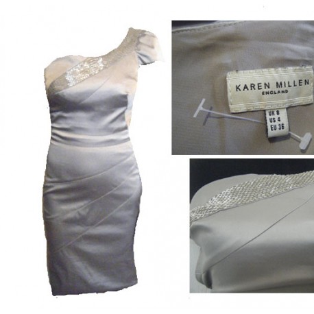 robe gris KAREN MILLEN