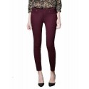 pantalon slim bordeau JEGGING