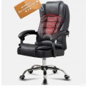 B2B fauteuil de bureau lombaire simili cuir a roulette