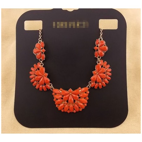 collier pierre rouge corail F21