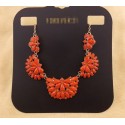 collier pierre rouge corail F21