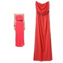 robe maxi bustier corail F21