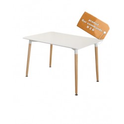 B2B Table  multifonction rectangulaire design scandinave blanc