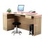 B2B table de bureau individuelle melamine sombre