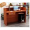 B2B table de bureau individuelle melamine sombre