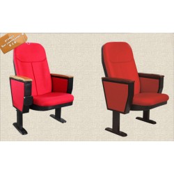 B2B fauteuil auditorium pliable rouge