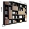 meuble bibliotheque de bureau luxueux 4 modules